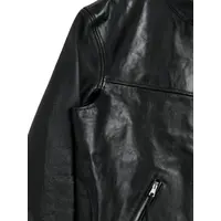YUREI JACKET WHISKER BLACK BUFFED LAMBSKIN