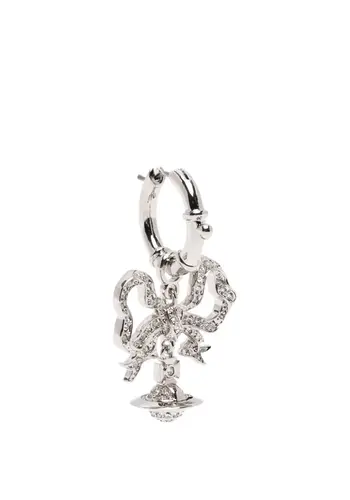 VIVIENNE WESTWOOD florindella earrings platinum / white VIVIENNE WESTWOOD florindella earrings platinum / white