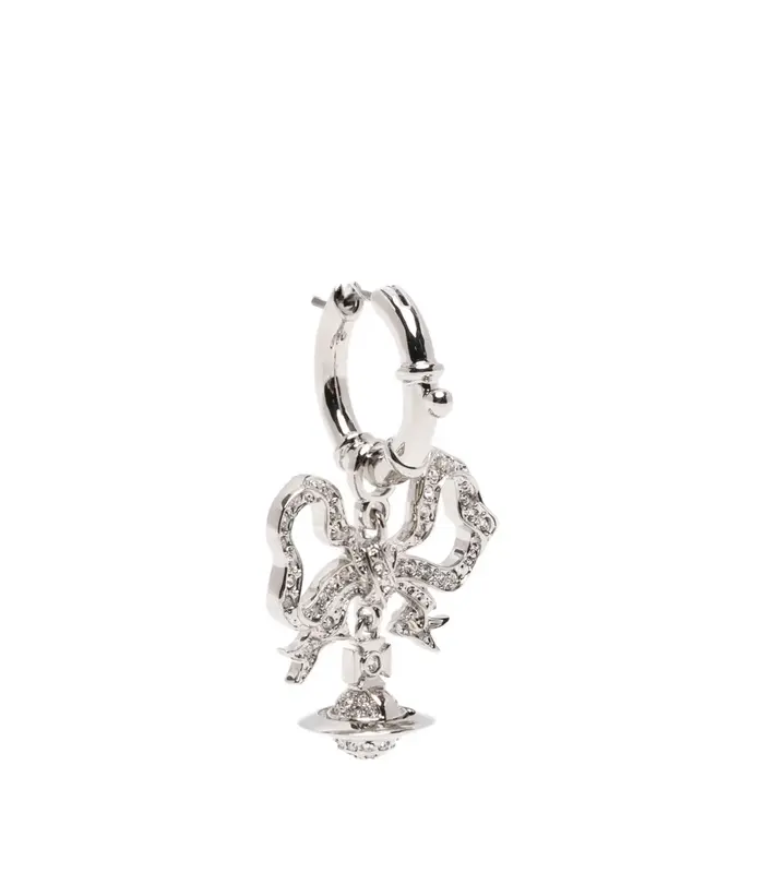 FLORINDELLA EARRINGS PLATINUM / WHITE