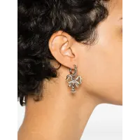 FLORINDELLA EARRINGS PLATINUM / WHITE