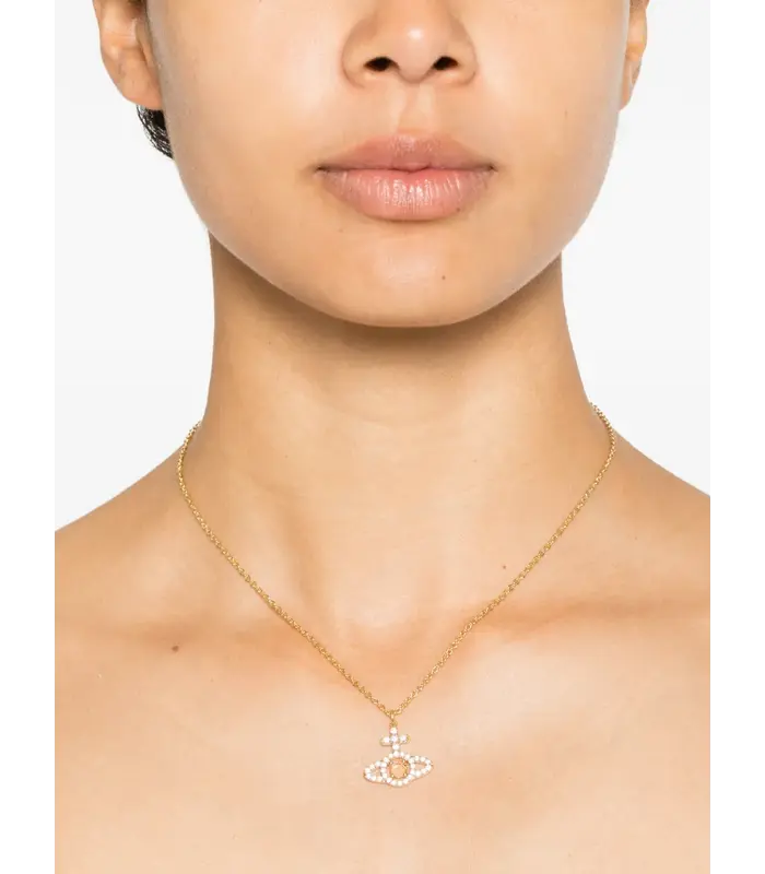 OLYMPIA CZ PENDANT GOLD / WHITE CHAMPAGNE