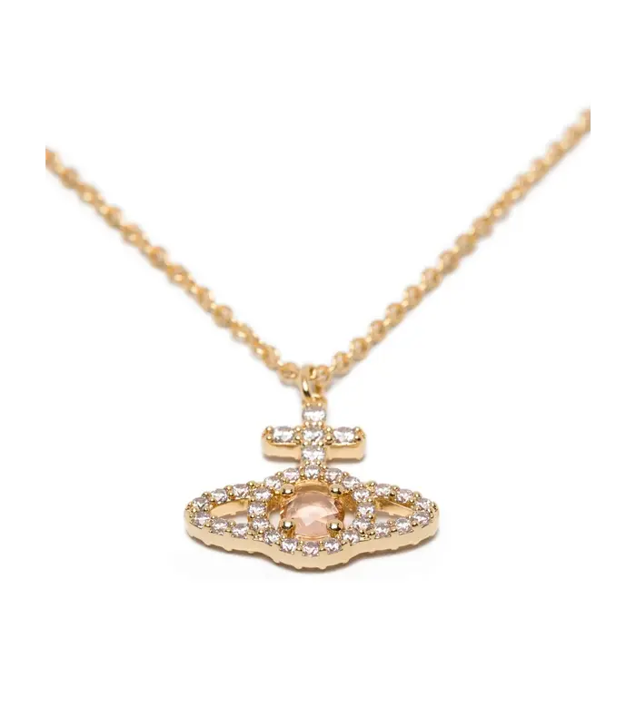 OLYMPIA CZ PENDANT GOLD / WHITE CHAMPAGNE