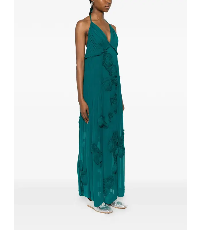 DRINA EMB 3376 DRESS PETROL