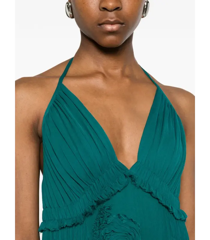 DRINA EMB 3376 DRESS PETROL