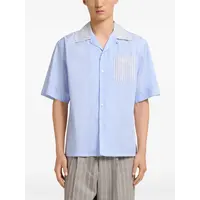 S/S SHIRT STRIPED BLUE