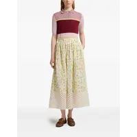 SKIRT YELLOW MULTI COLOR