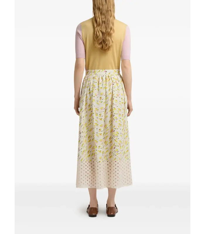 SKIRT YELLOW MULTI COLOR