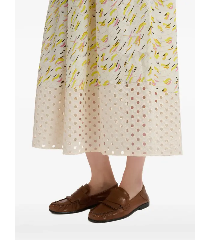 SKIRT YELLOW MULTI COLOR