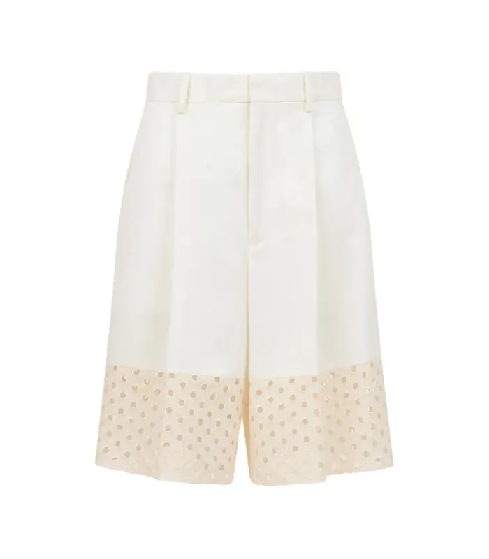 BERMUDA TROUSERS WHITE