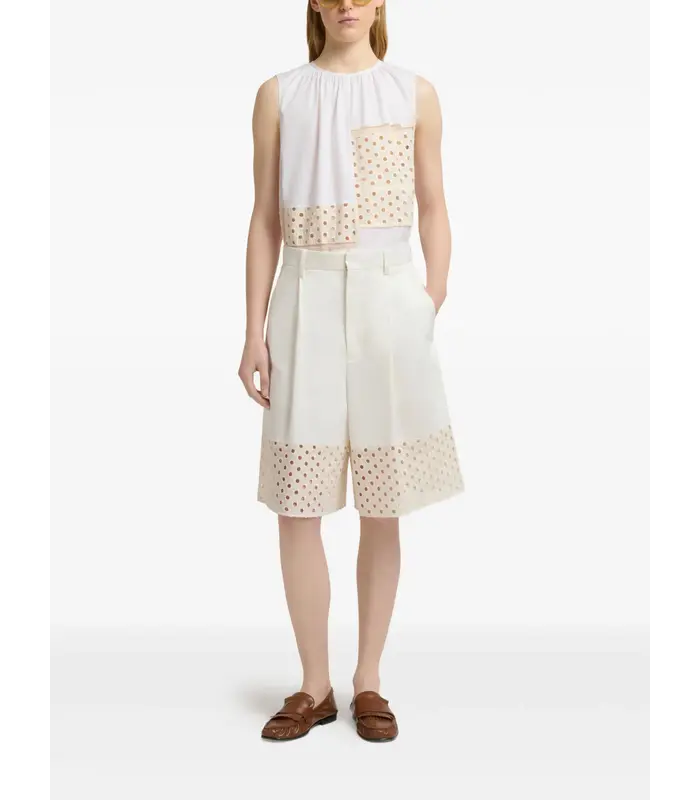 BERMUDA TROUSERS WHITE