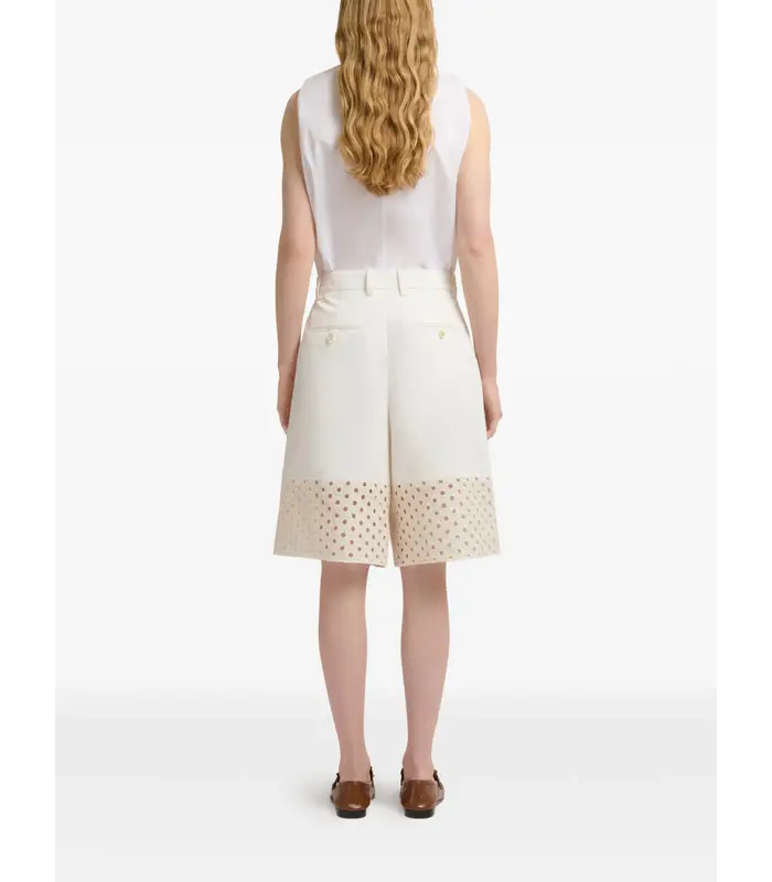 BERMUDA TROUSERS WHITE