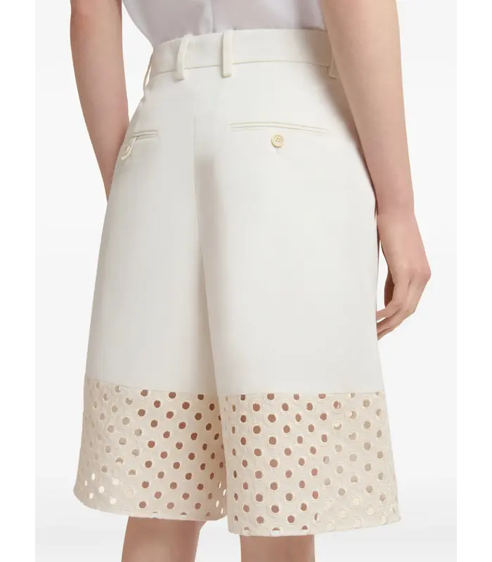 BERMUDA TROUSERS WHITE