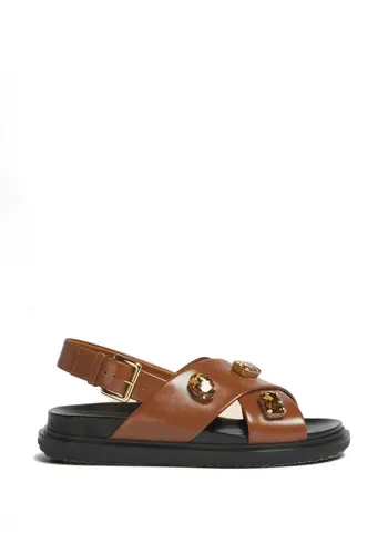 MARNI fussbett shoe brown