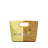 MARNI CLUTCH YELLOW/BROWN