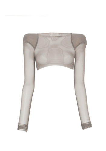 RICK OWENS t-shirt helm top dust