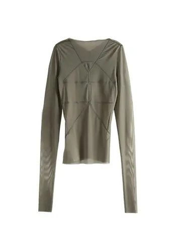 RICK OWENS t-shirt temple top pearl