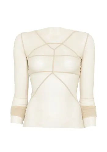 RICK OWENS t-shirt temple top sand