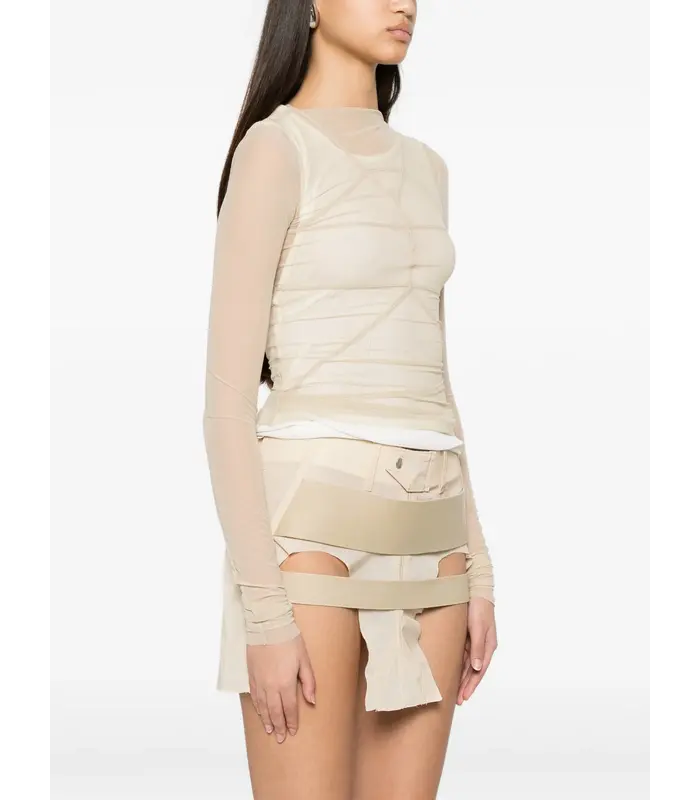 T-SHIRT TEMPLE TOP SAND