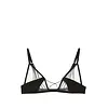 RICK OWENS INTIMO BRA I BLACK / NATURAL