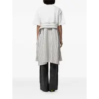 COMBINED TEE/SHIRTS DRESS WHITE