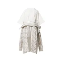 COMBINED TEE/SHIRTS DRESS WHITE