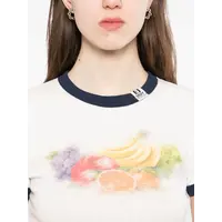 FRUIT PRINTED MINI TEE WHITE
