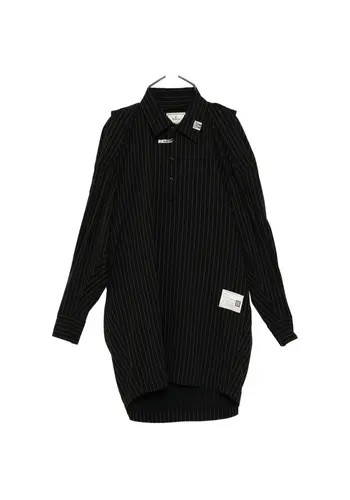 MAISON MIHARA YASUHIRO w sleeve shirts dress black