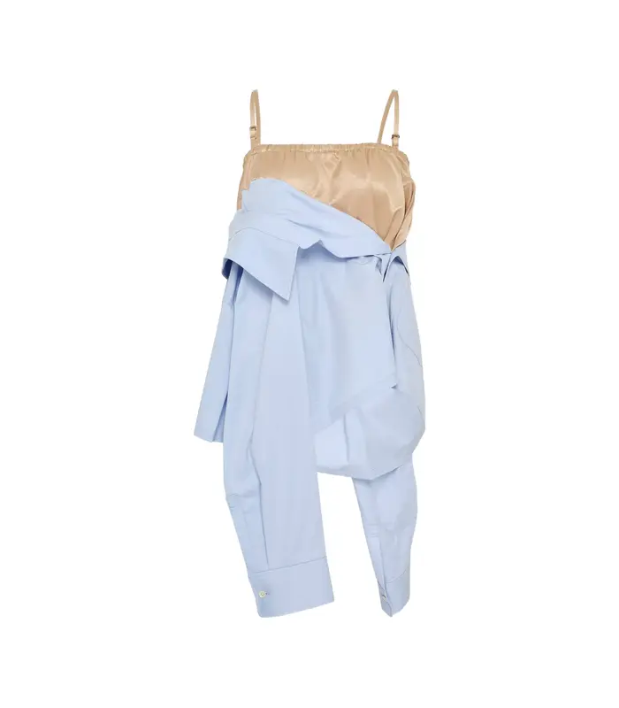 SHIRTS COMBINED CAMISOLE BLUE