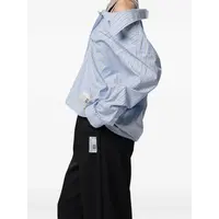 LAYERED STRIPE SHIRTS BLUE