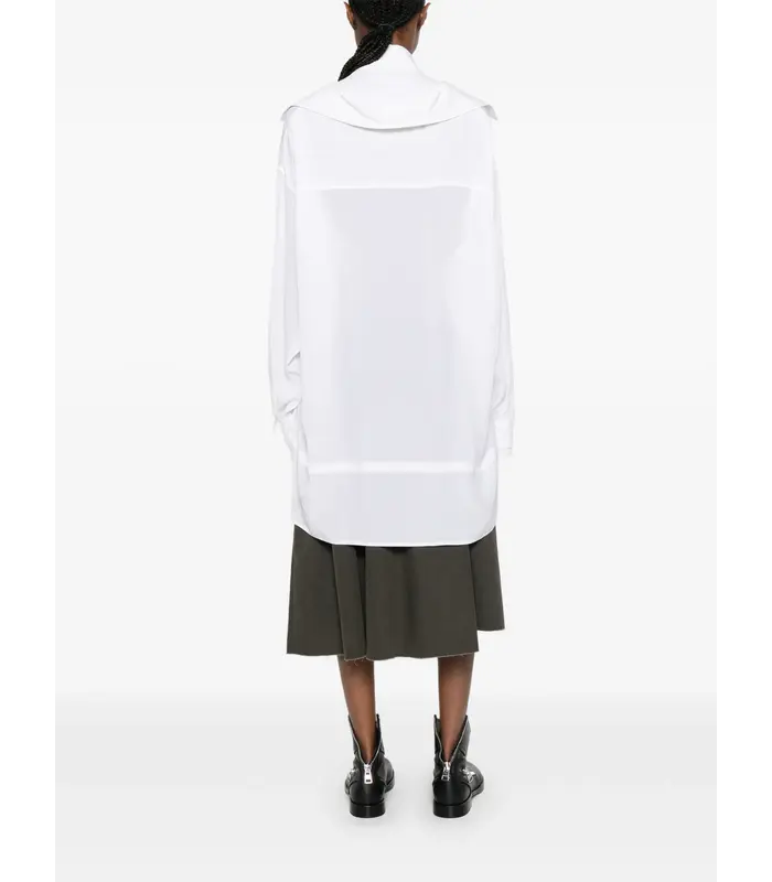 DOUBLE LAYERED SHIRTS WHITE