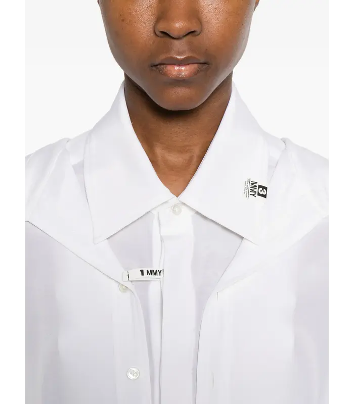 DOUBLE LAYERED SHIRTS WHITE