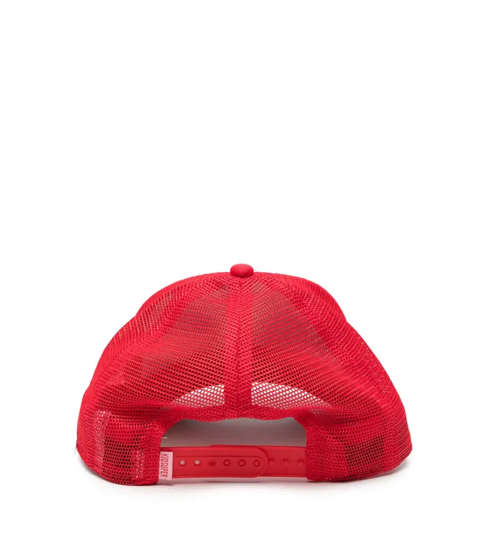 Puff print Trucker Hat Red