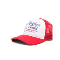 Puff print Trucker Hat Red