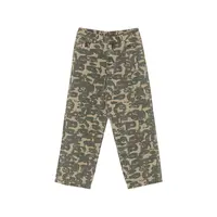 Face Camo Wide Leg Jean DARK GREEN