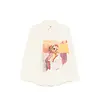KIDSUPER Girl painting button up shirt White