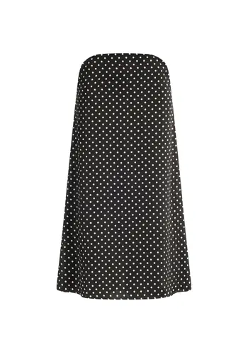JEAN-PAUL GAULTIER polka dots skirt woman black/white