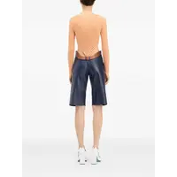 MIX SYNTHETIC EXTRA STRETCH STRIPED ASYMETRIC BODY WHITE/ORANGE