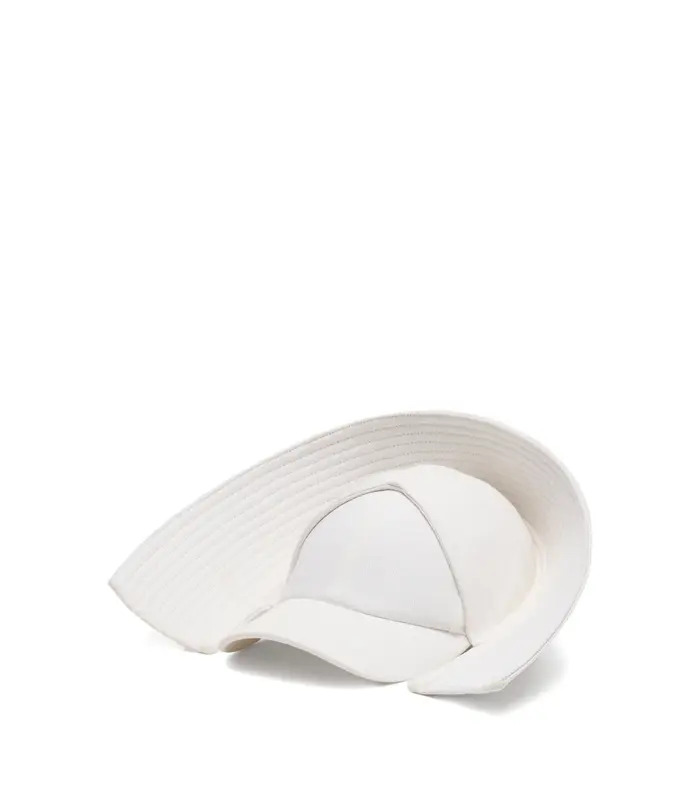 DENIM DRILL BOB MARINE HAT WHITE