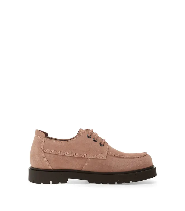 HIGHWOOD MOC LACE LOW SUEDE PINK CLAY
