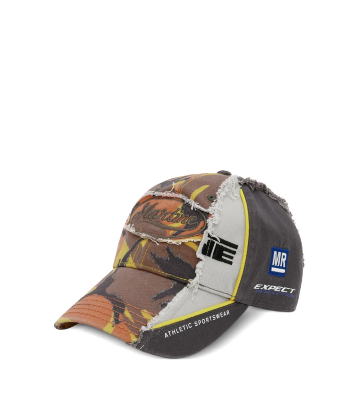 COLLAGE CAP ORANGE CAMO GREY