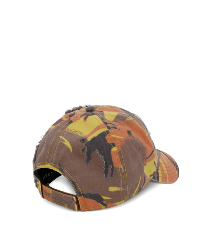 COLLAGE CAP ORANGE CAMO GREY