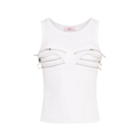 WOMENS BUMBAG VEST WHITE
