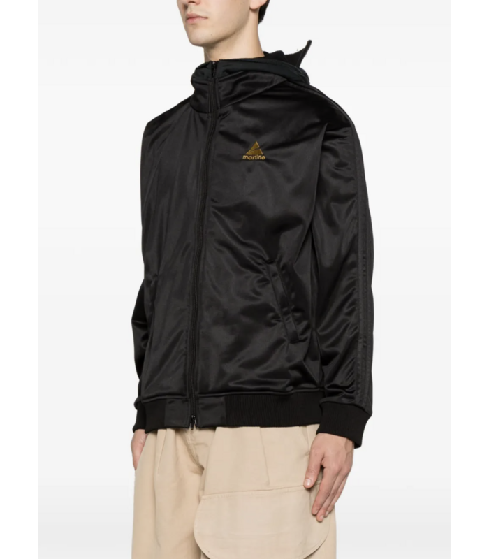 HOOD CAP TRACK JACKET BLACK