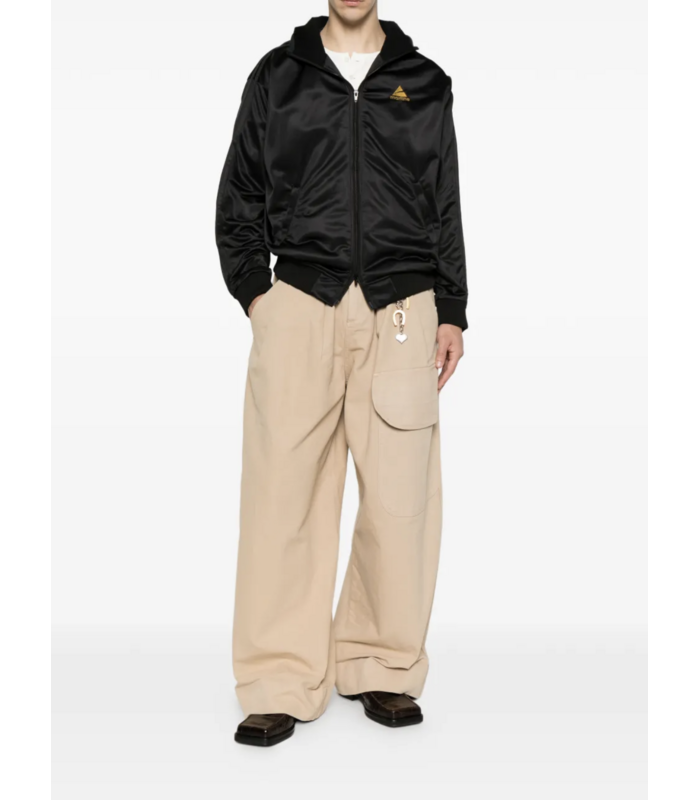 HOOD CAP TRACK JACKET BLACK