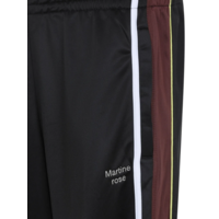 WIDE LEG TRACKPANT BLACK BURGUNDY