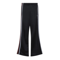 WIDE LEG TRACKPANT BLACK BURGUNDY