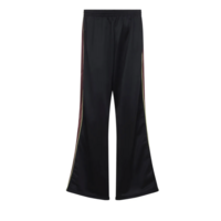 WIDE LEG TRACKPANT BLACK BURGUNDY