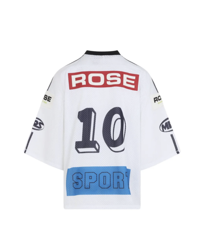 OVERSIZED HOCKEY TOP WHITE BLUE