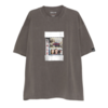 MARTINE ROSE S/S OVERSIZED T-SHIRT BROWN WASHED