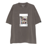 S/S OVERSIZED T-SHIRT BROWN WASHED